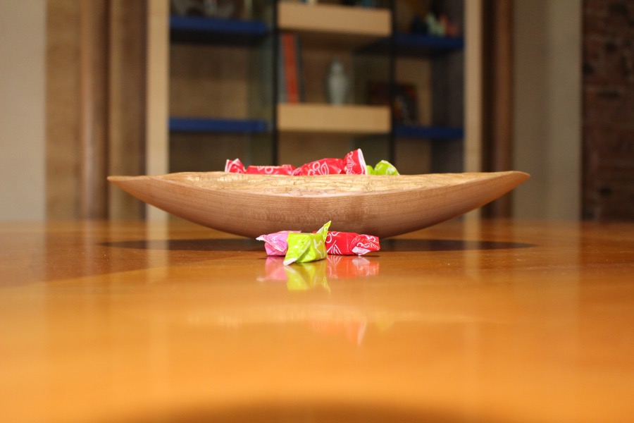 Libeccio tray in cherry wood