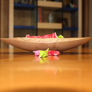 Libeccio tray in cherry wood