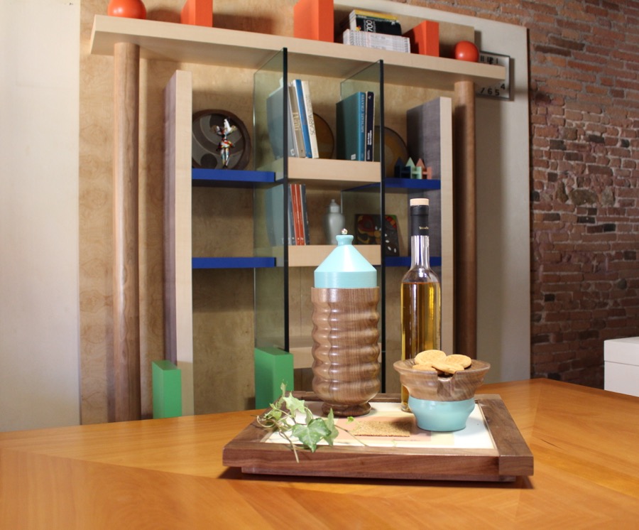 Acquamarina in dark walnut