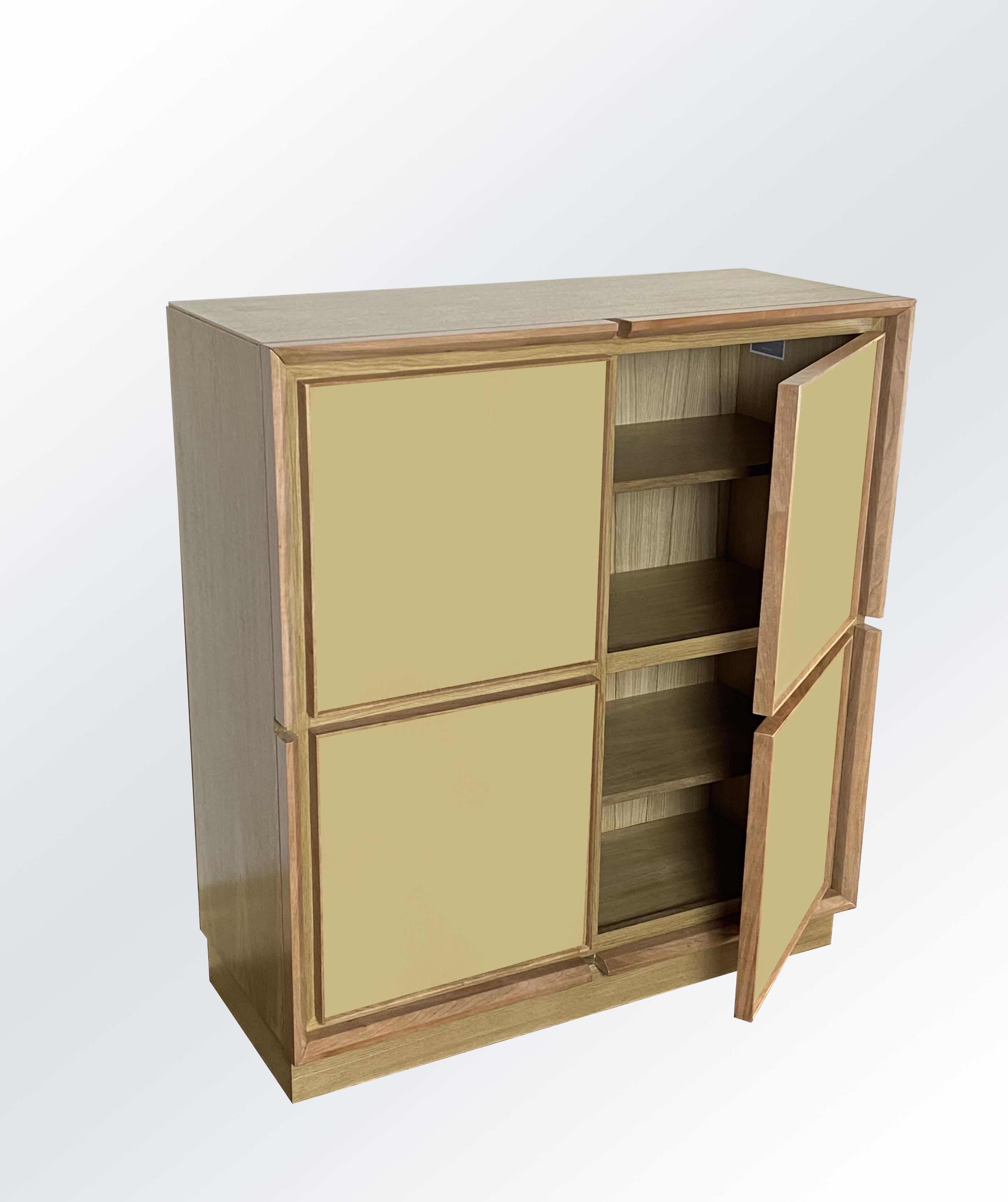コレクション Suburbia suite;future antiques Sanctuary Four-Door Mirrored Console - Surf-Visage